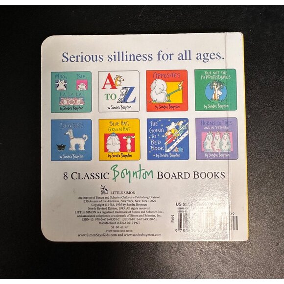 Sandra Boynton Board Book Set: Hey! Wake Up! Blue Hat Green Hat Moo Baa La La La - Picture 8 of 11